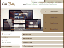 Tablet Screenshot of addybuddy.com